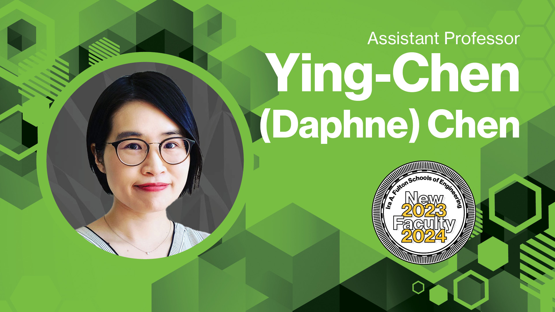 Ying-Chen (Daphne) Chen, new faculty 2023–24