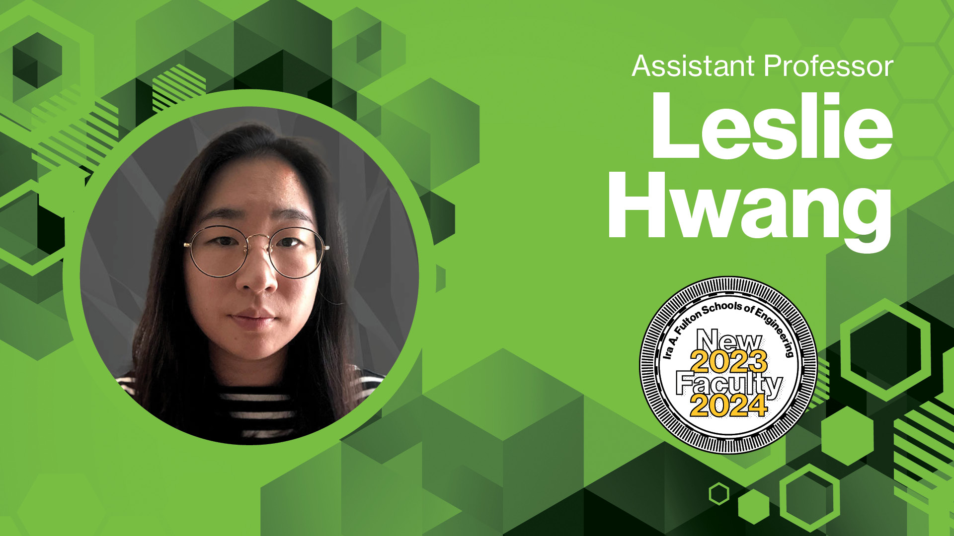 Leslie Hwang, new faculty 2023–24