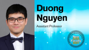 Portrait of new faculty member Duong Nguyen, Assistant Professor 
