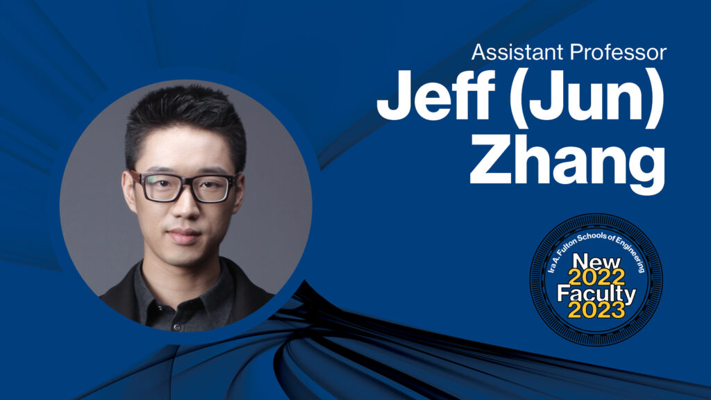Portrait of new faculty member Jeff Zhang, Assistant Professor