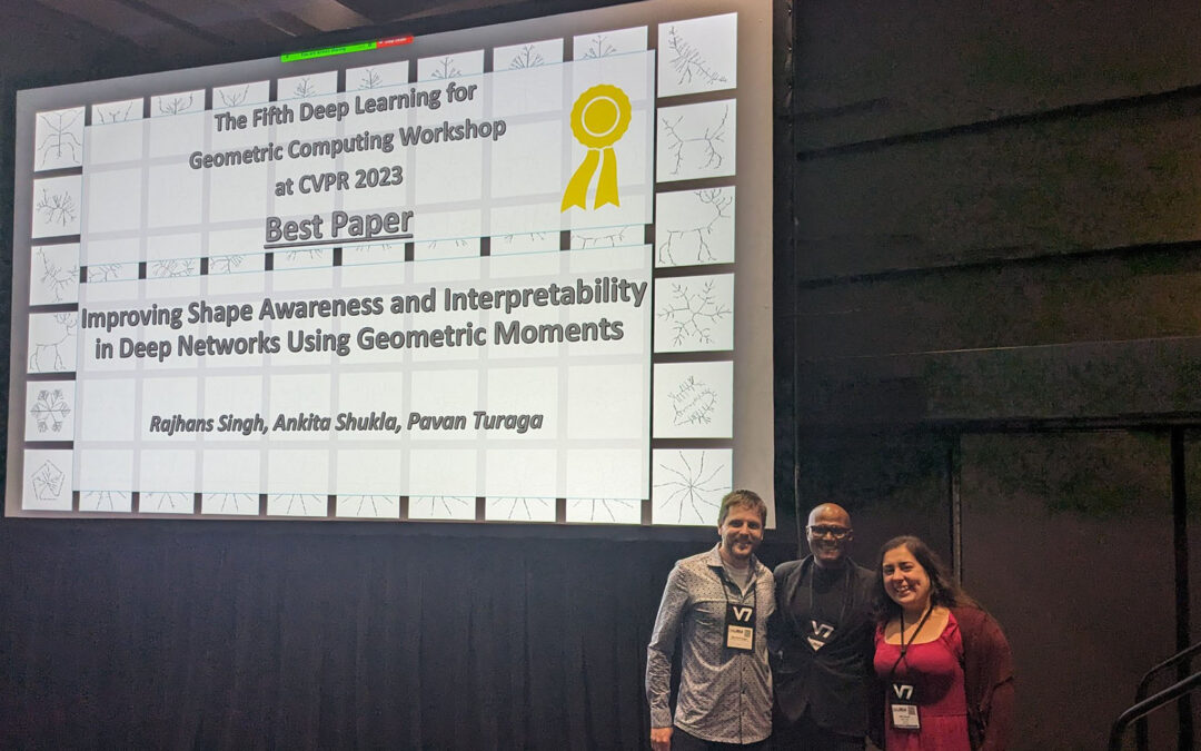Pavan Turaga’s Geometric Media Lab team wins IEEE Best Paper Award