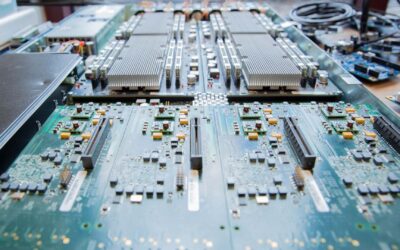 a complex computer circuit board