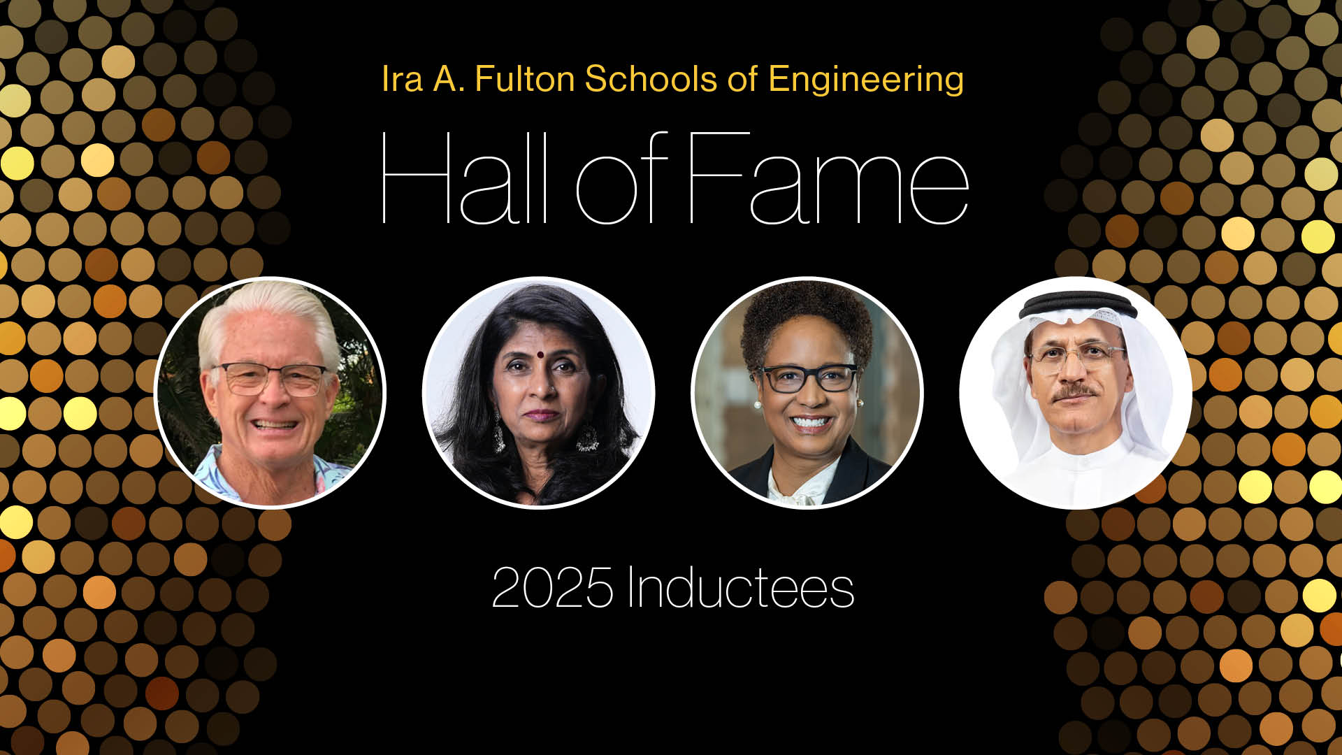 Four alumni honored at 2025 Fulton Schools Hall of Fame